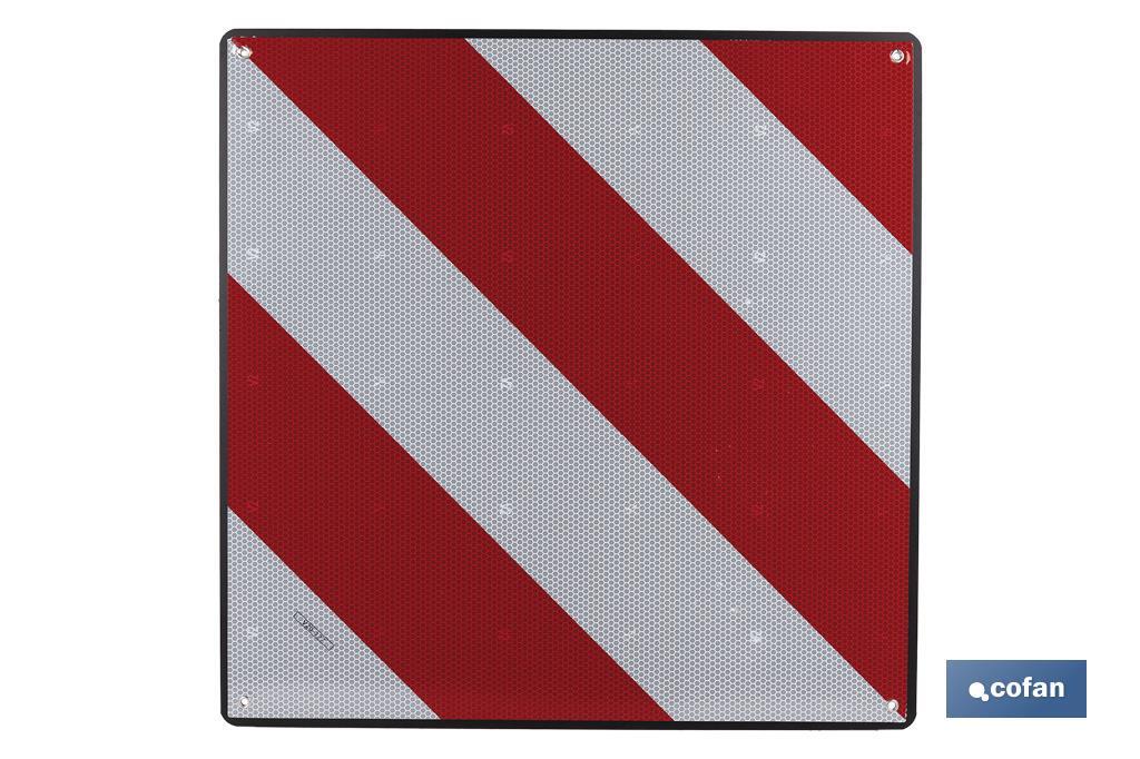 Placa V20 carga sobresaliente homologada de ABS