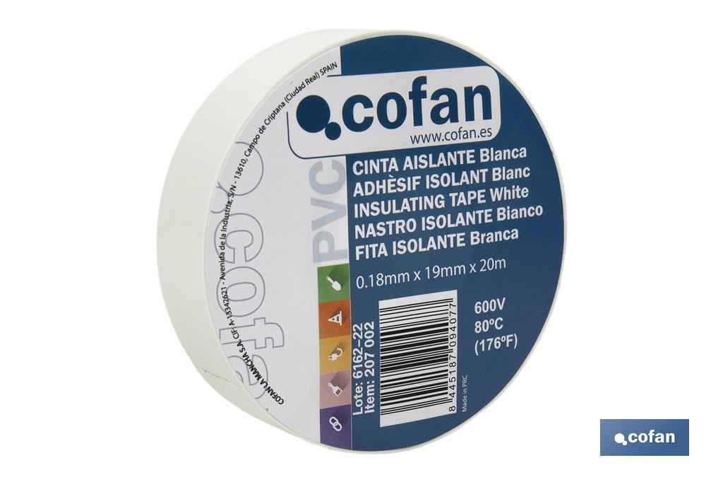 Cinta aislante 180 micras