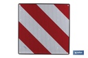 Placa V20 carga sobresaliente homologada de aluminio