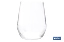 Pack de 6 vasos de agua con capacidad de 38 cl