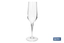 Pack de 6 copas de champagne Modelo Ágata