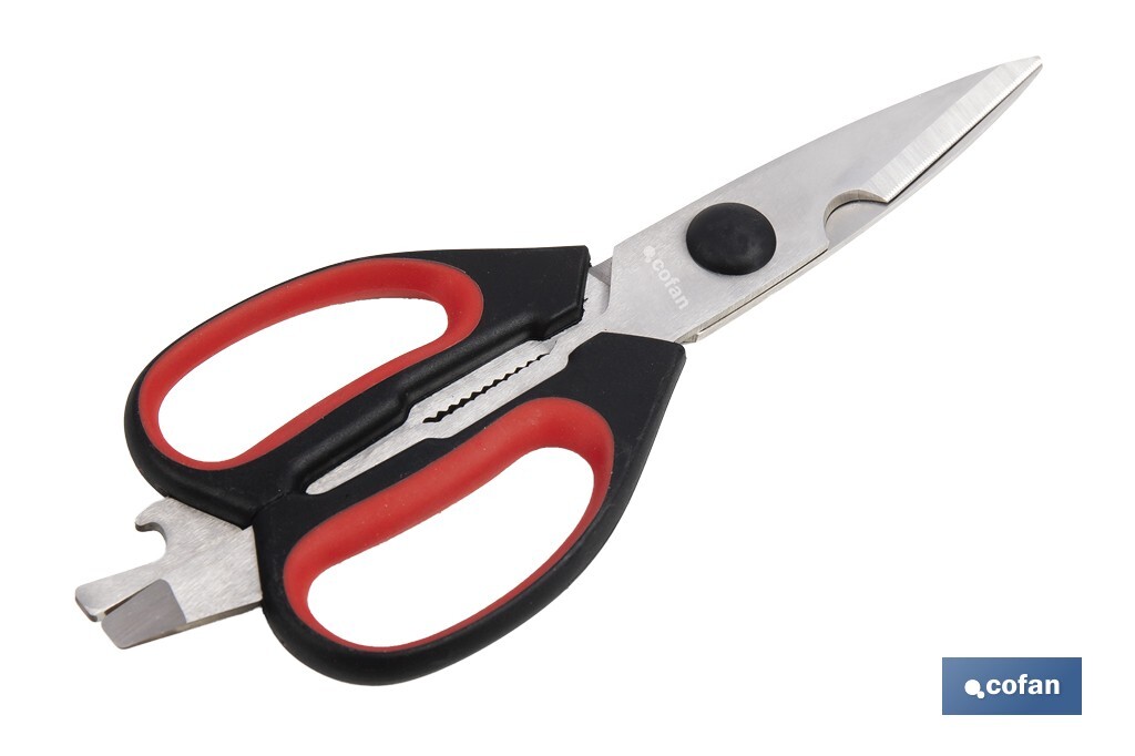 Tijeras de cocina multiusos con mango antideslizante