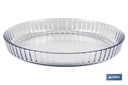 Fuente redonda de borosilicato Modelo Baritina I Capacidad 1600 ml
