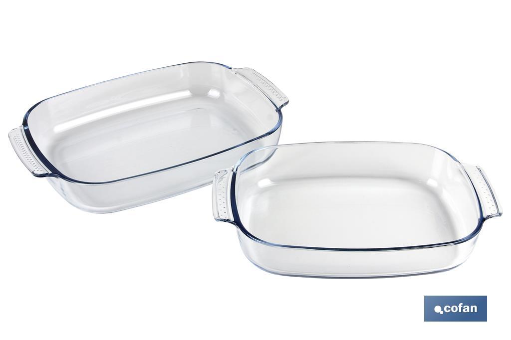 Set de 2 fuentes ovaladas Modelo Baritina