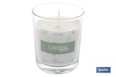 Vela aromática de cera vegetal