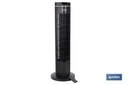 Ventilador silencioso de torre con control remoto