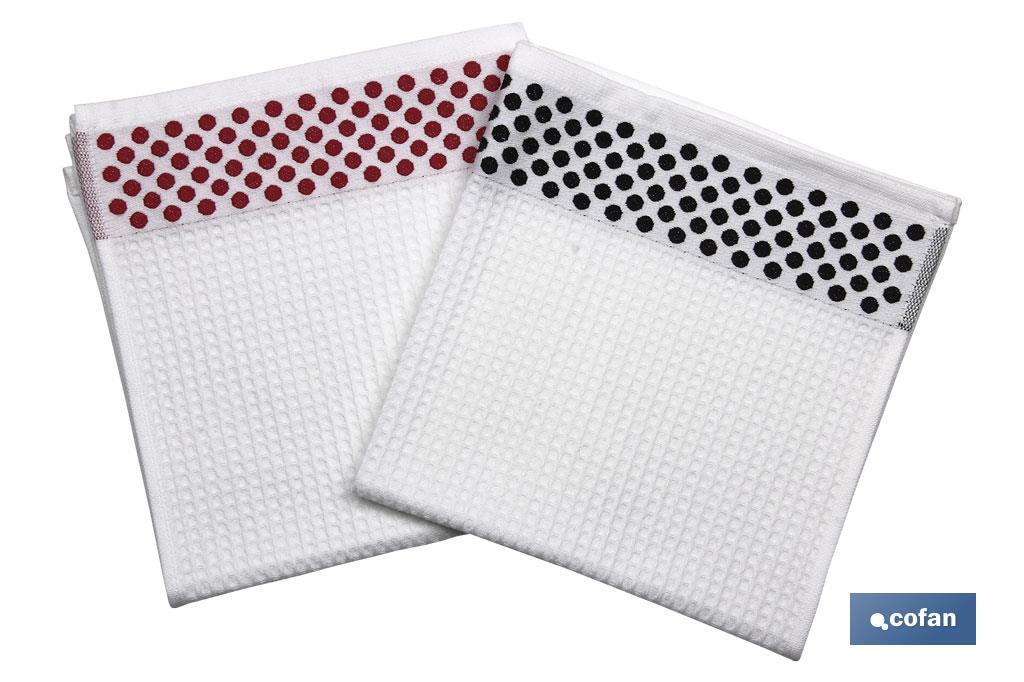 Pack de 2 paños de cocina