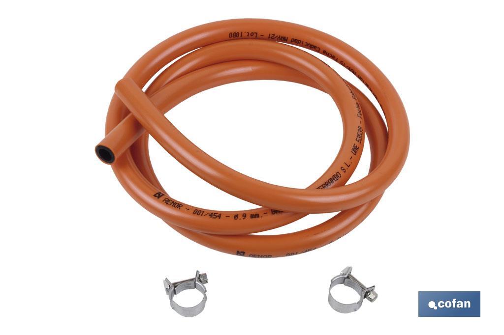 Kit de Gas Butano con Abrazaderas