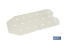 Alfombrilla de baño rectangular