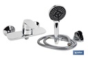 Set de Ducha que incluye: Grifo Monomando para ducha, Soporte, Flexo y Mango