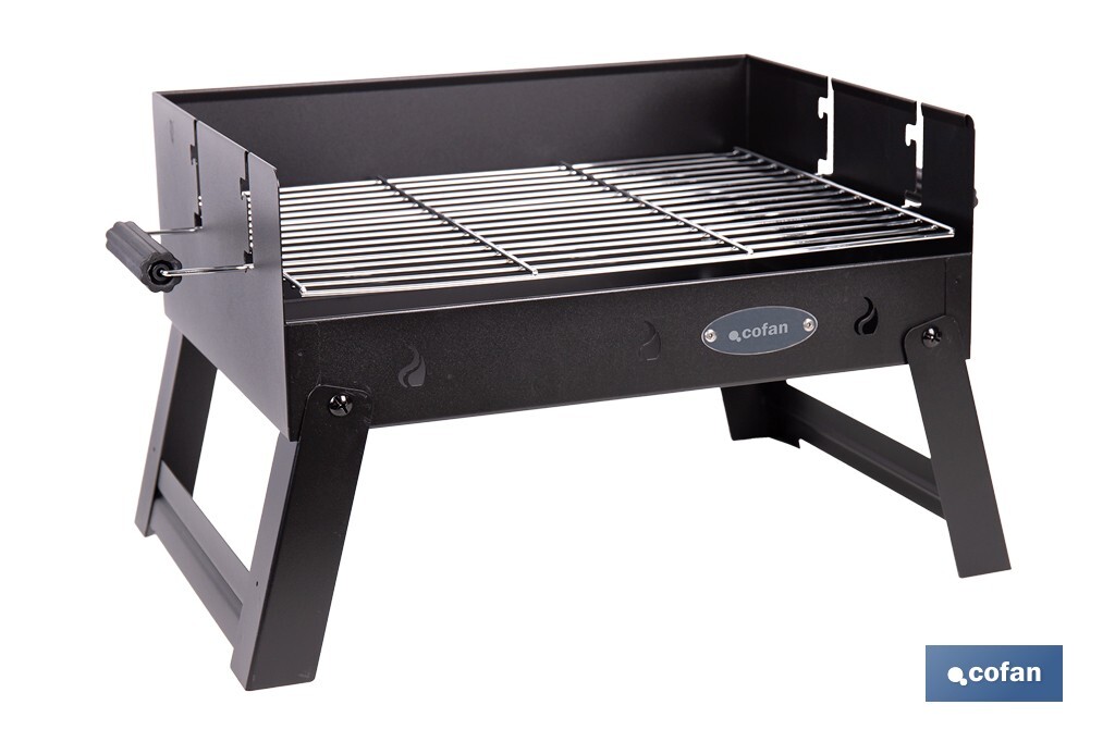 Barbacoa de carbón portátil plegable