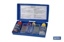 Kit con test de cloro y pH para piscinas