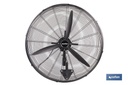 Ventilador industrial de pared con 3 velocidades