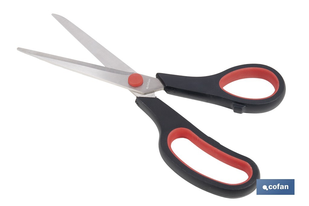 Tijeras multiusos con mango bimaterial