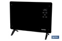 Convector radiante de panel de vidrio