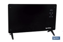 Convector radiante de panel de vidrio