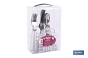 Set de 24 cubiertos de acero Inoxidable