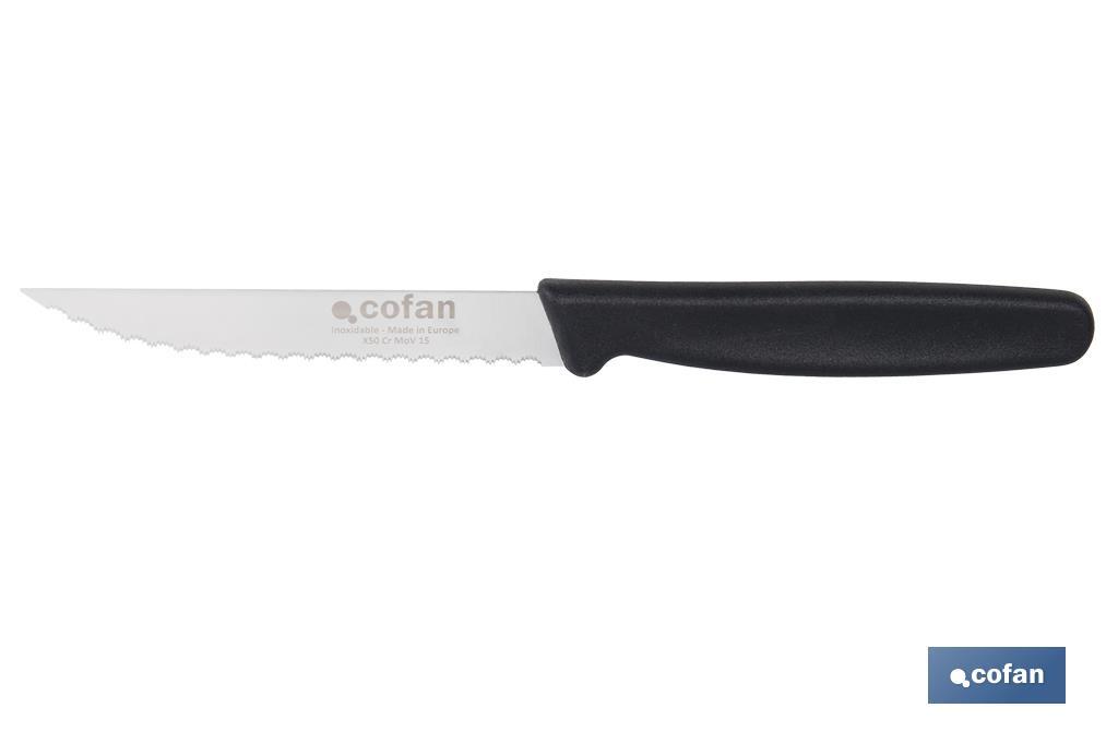 Pack de 25 cuchillos de cocina microdentados