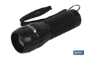 Linterna Aluminio LED ZOOM 3.7 x 12cm