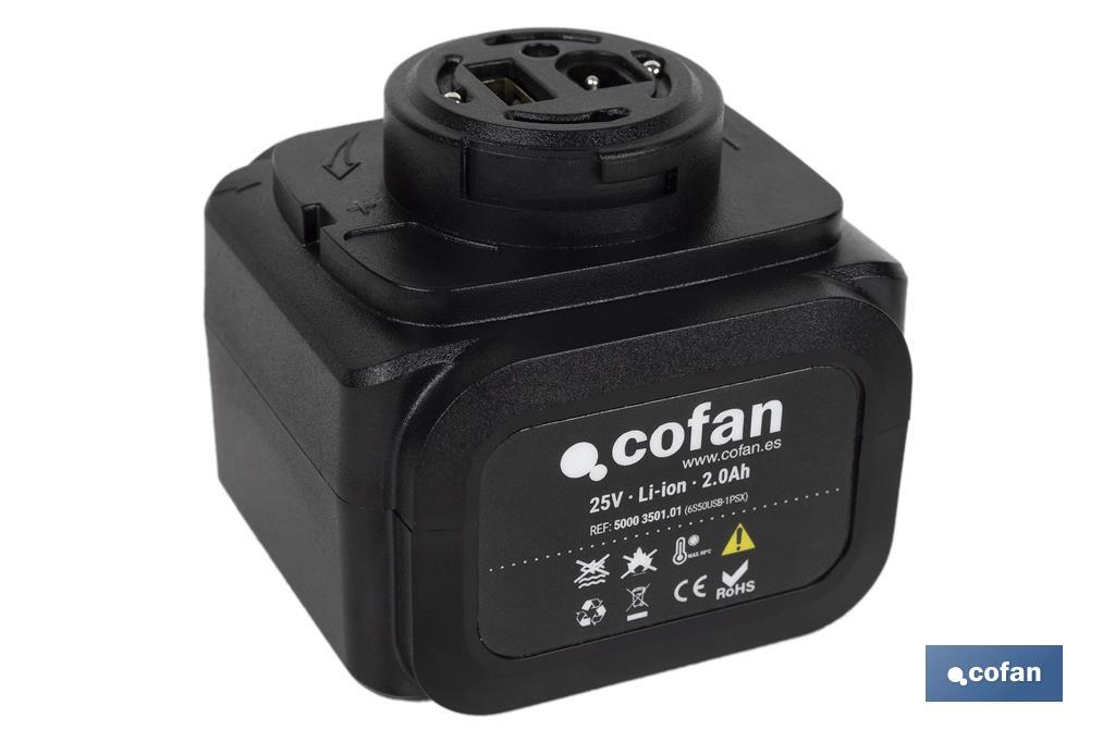 Batería Recargable para Tijeras de Podar