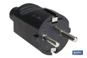 Clavija Bipolar Schuko de goma