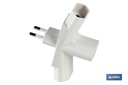 Adaptador Multivía Triple