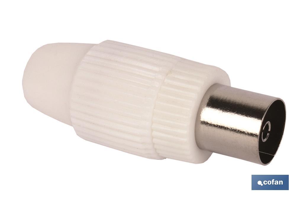 Conector de Antena TV Recto
