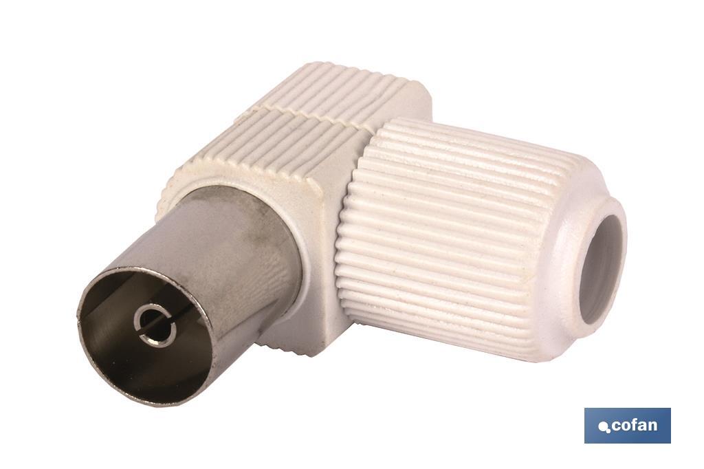 Conector de Antena TV Codo