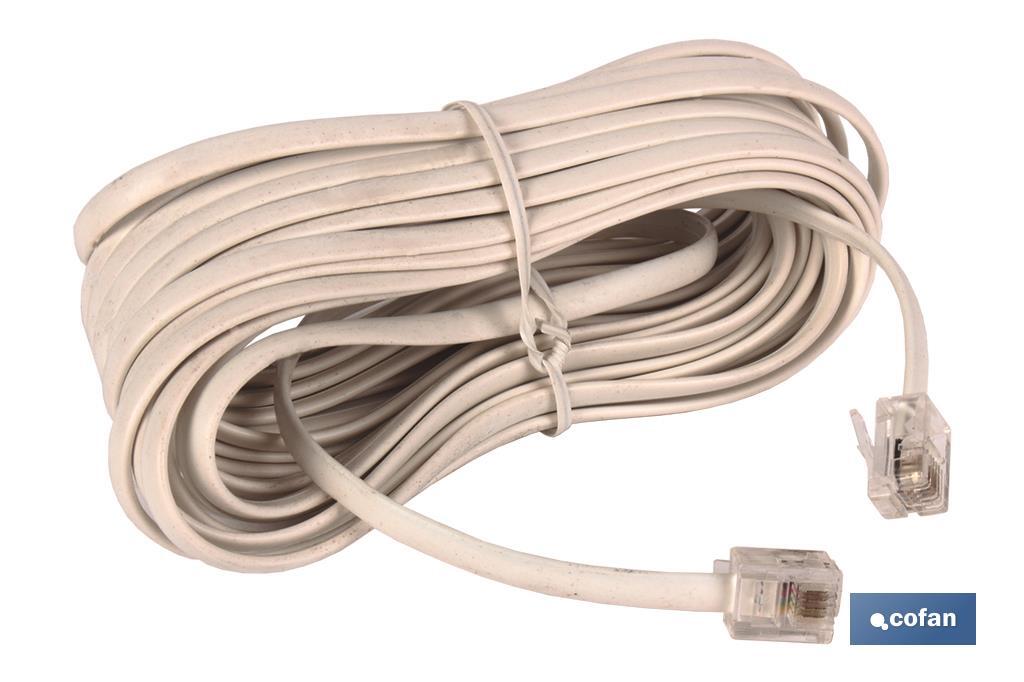 Cable plano de teléfono