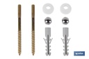 Conjunto de Tornillos Verticales