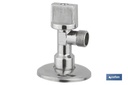 Set de 2 Válvulas de Escuadra  Fabricada en Latón CW617N