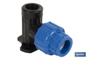Codo 90° para grifo con rosca hembra PP PN16