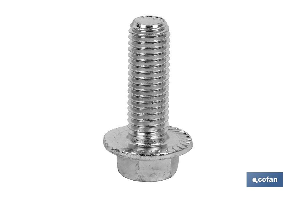 Tornillo Hexagonal con base ranurada DIN 6921
