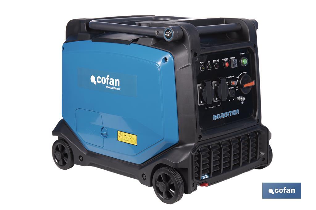 Generador inverter de gasolina de 223 cc