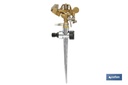 Aspersor sectorial 360º con piqueta