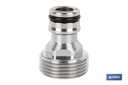 Adaptador de latón de rosca macho