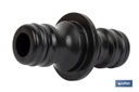 Conector doble para mangueras de jardín