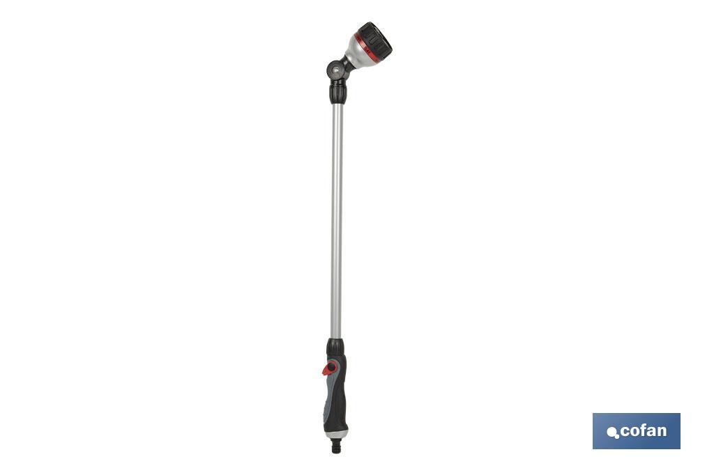 Lanza de riego multifunción de 76 cm de longitud y 6 posiciones riego