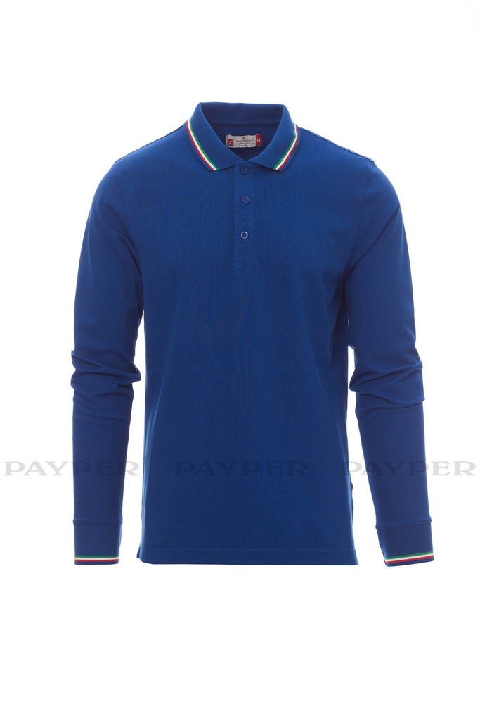 AVIAZIONE -Camiseta polo unisex de manga larga