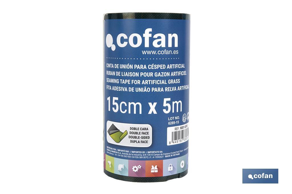 Cinta adhesiva de doble cara para unir e instalar césped artificial