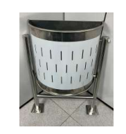 MOD. 540/SG  Papelera Semicircular basculante. 30 lt.