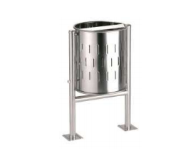 Mod. 540/GB Papelera circular con cenicero 60 L