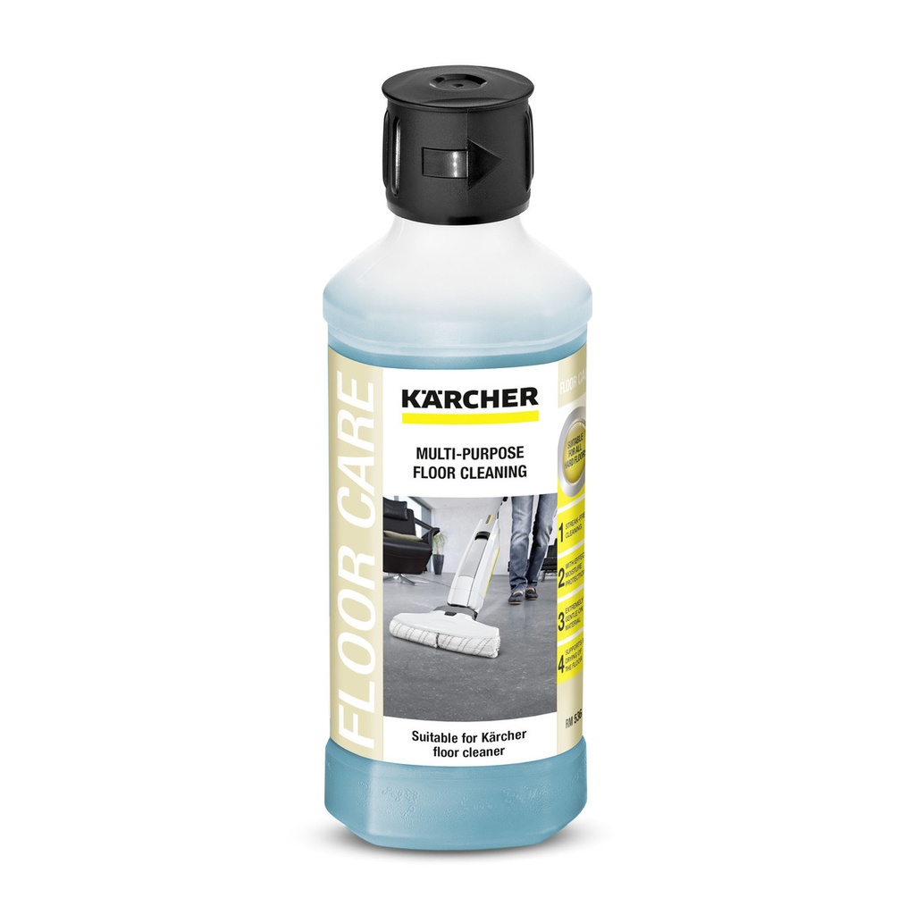 Limpiador De Suelos De Uso Universal Rm 536. 500 ML. Karcher 6.295-944.0, Caja de 8 Uds.