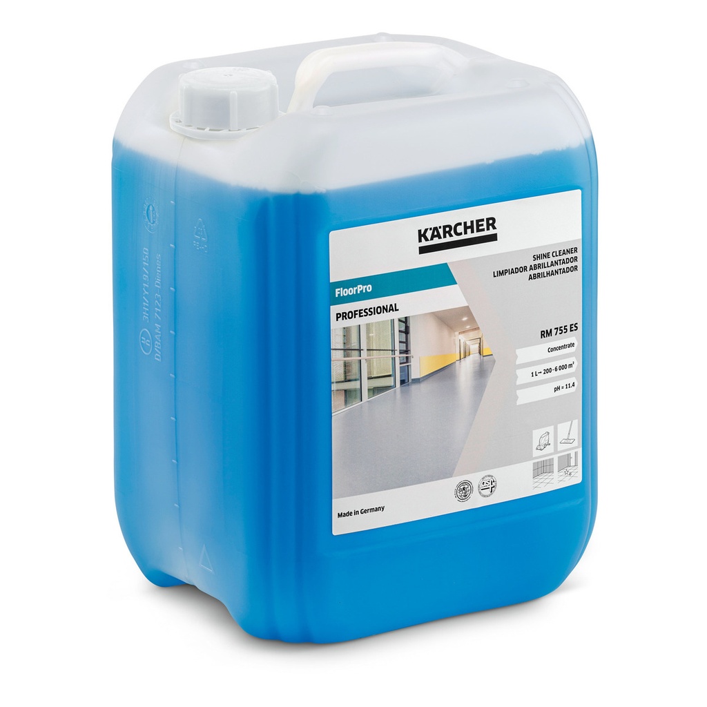 Floorpro Agente Abrillantador Rm 755 De 10 Litros, Ref. 6.295-174.0