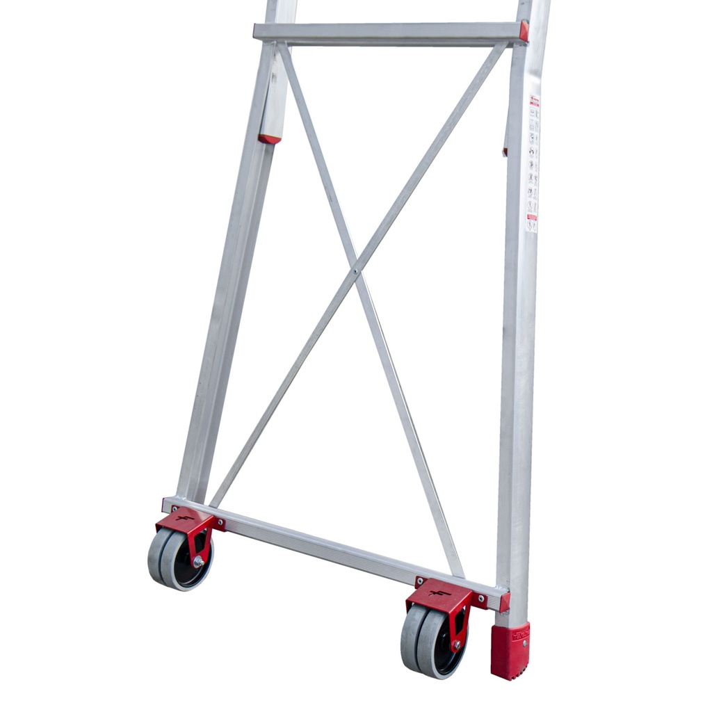 PLS5-EXT-R | Tramo exterior para PLS5 con ruedas dobles y fijación resistente. 
