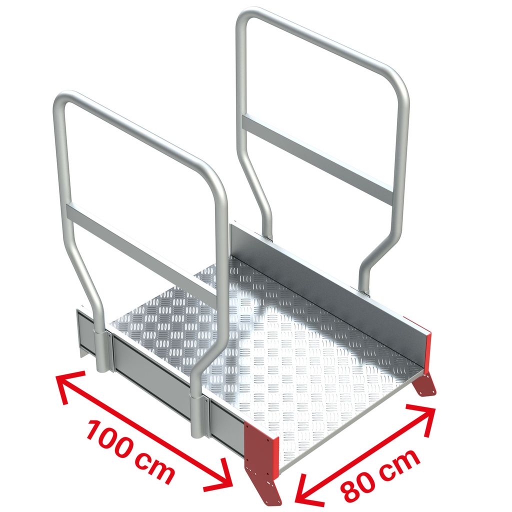 SGE-PLA-80 | Plataforma de trabajo para entreplantas y altillos 80x100 cm.
