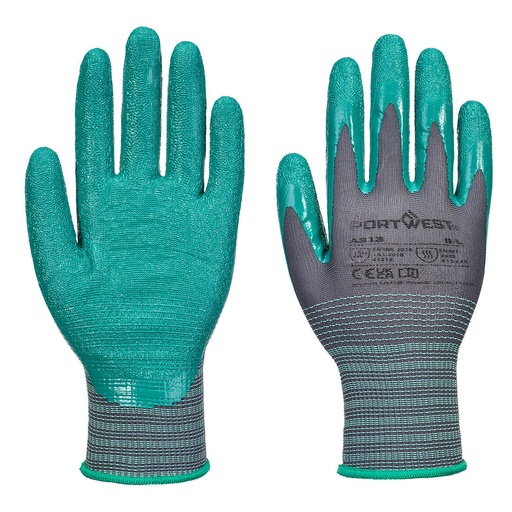 A313 - Guante Grip 15 Nitrilo Rugoso (Pk12)