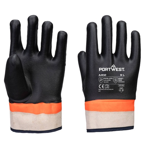 A402 - Grip PVC Sandy Double Dipped Glove Doble capa arenosa
