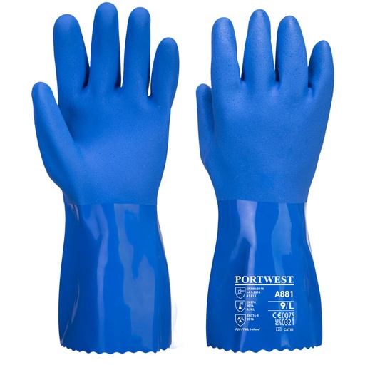 A881 - Guante químico de PVC Marine Ultra