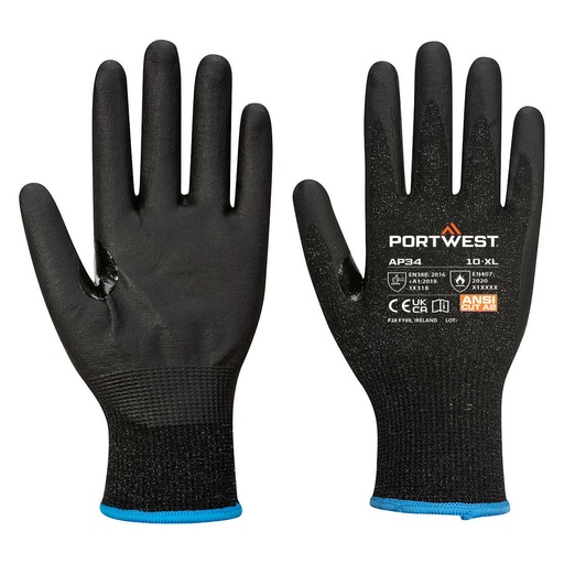 AP34 - Guante LR15 de Espuma de Nitrilo Touchscreen para pantalla tactil. Pack de 12 uds